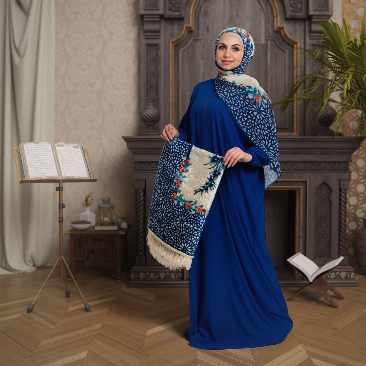 عبايات صلاة مصرية بالشال وسجاد صلاة