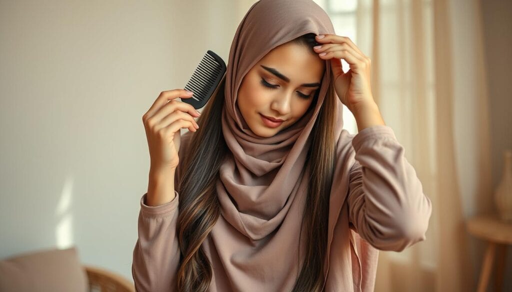 كيفية إعتناء بشعرك تحت الحجاب