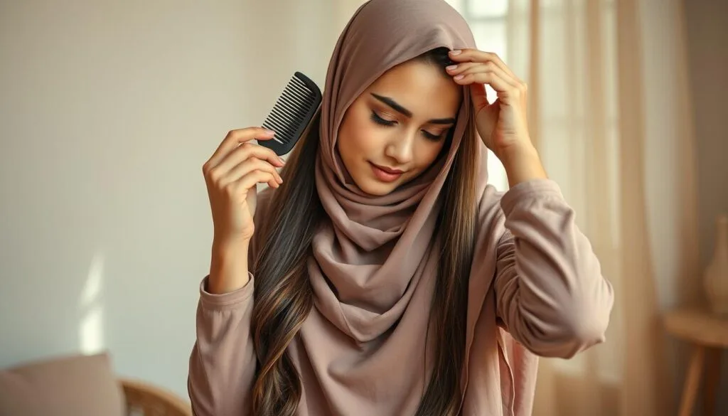 كيفية إعتناء بشعرك تحت الحجاب
