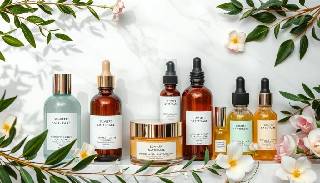 منتجات ترطيب البشرة في الصيف